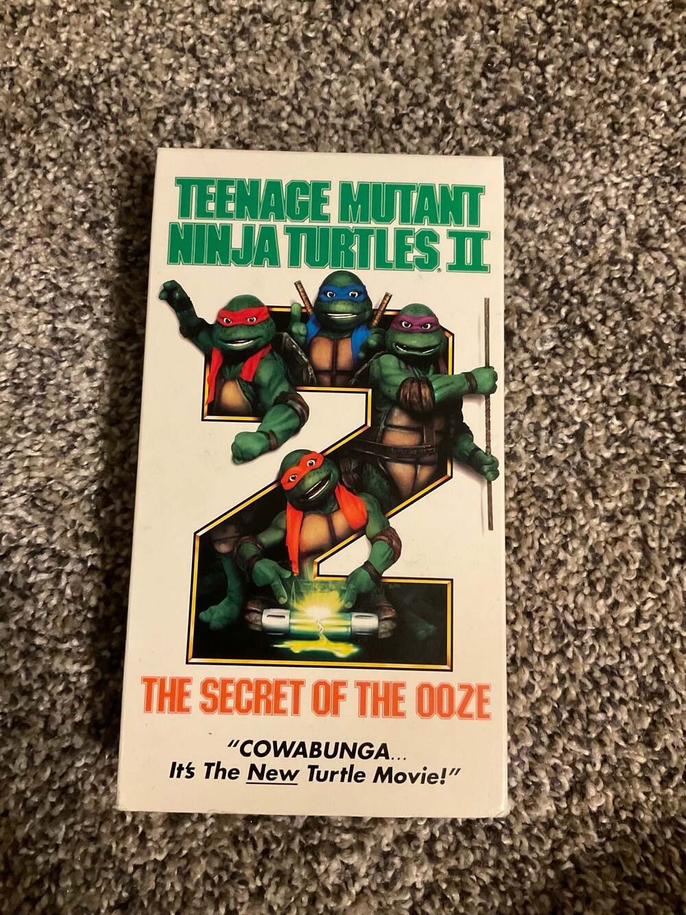 Teenage Mutant Ninja Turtles II: The Secret of the Ooze VHS Tape